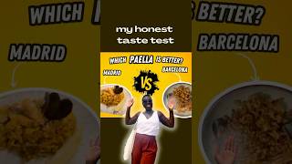 My honest opinion as to which paella was better tasting | Madrid vs Barcelona paella