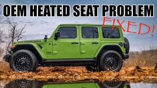 Jeep JL/JT OEM Heated Seat Problem Fixed! How to replace Heated Seat Element