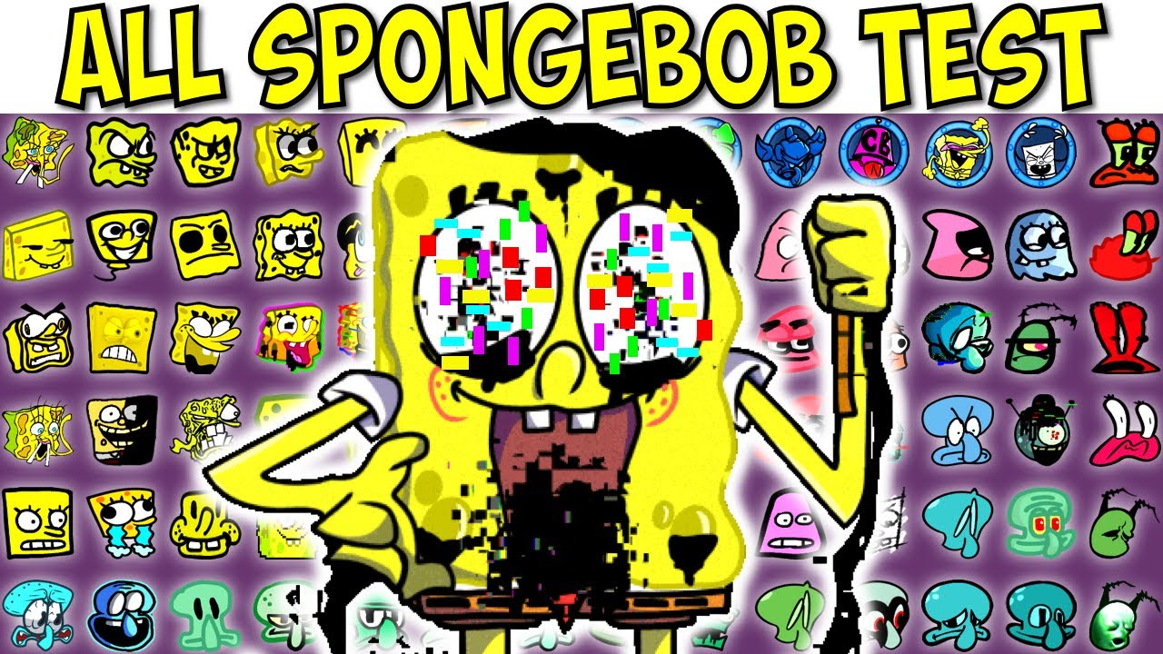 FNF Character Test | Gameplay VS My Playground | ALL SpongeBob Test