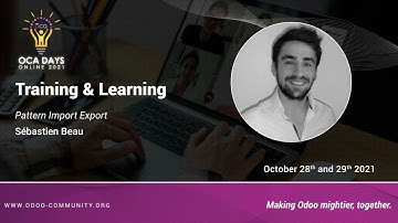 OCA Days 2021 - Sébastien Beau: Pattern Import Export