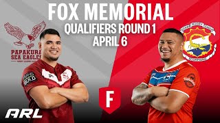 Papakura Sea Eagles v Otara Scorpions | 2024 Qualifiers Round 1 | ARL Fox Memorial Men’s Premiership