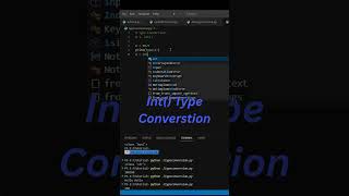 Int type conversions