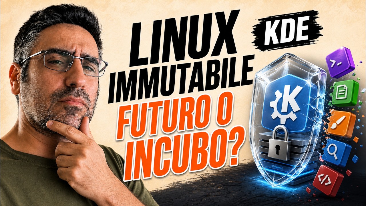 Thumbnail del video KDE Linux Immutabile: il Futuro o un Incubo per Smanettoni?