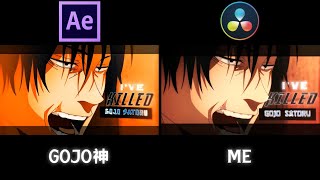 Famous After effects VS DaVinci Resolve [Edit/AMV] Remake @GOJO Net Worth