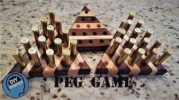 Peg Game - Walnut And Maple
