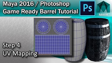 #4 Maya UV Mapping Tutorial - Maya High Poly to Low Poly Tutorial