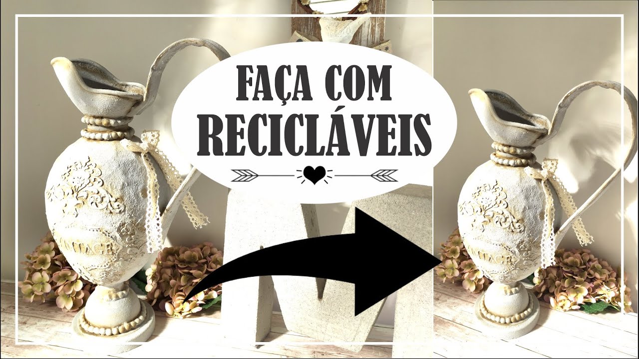 DIY | IDEIA LINDA E CRIATIVA COM RECICLÁVEIS