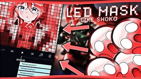 Tutorial LED Mask Like Shoko😱|Alight Motion