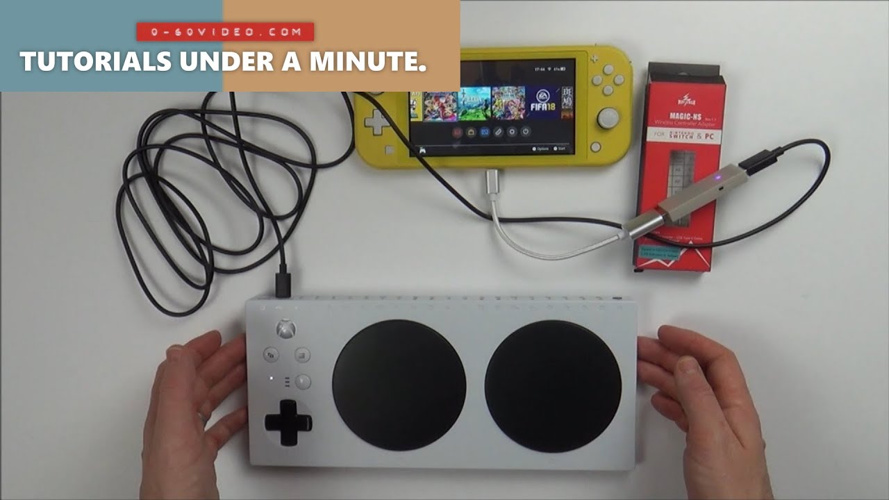 How To Use The Xbox Adaptive Controller On The Nintendo Switch Lite Youtube