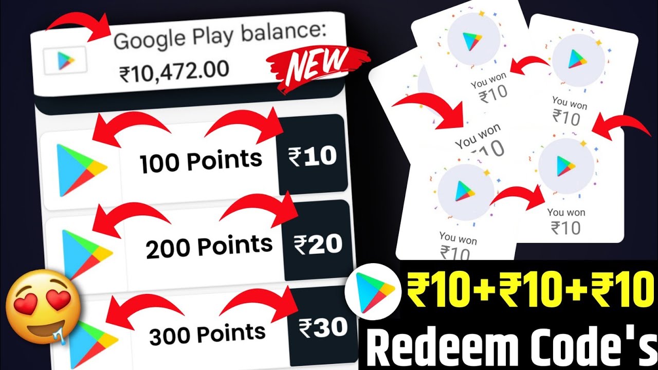 Google Play Free Gift Cards 100% working trick 2022 | free redeem codes ...