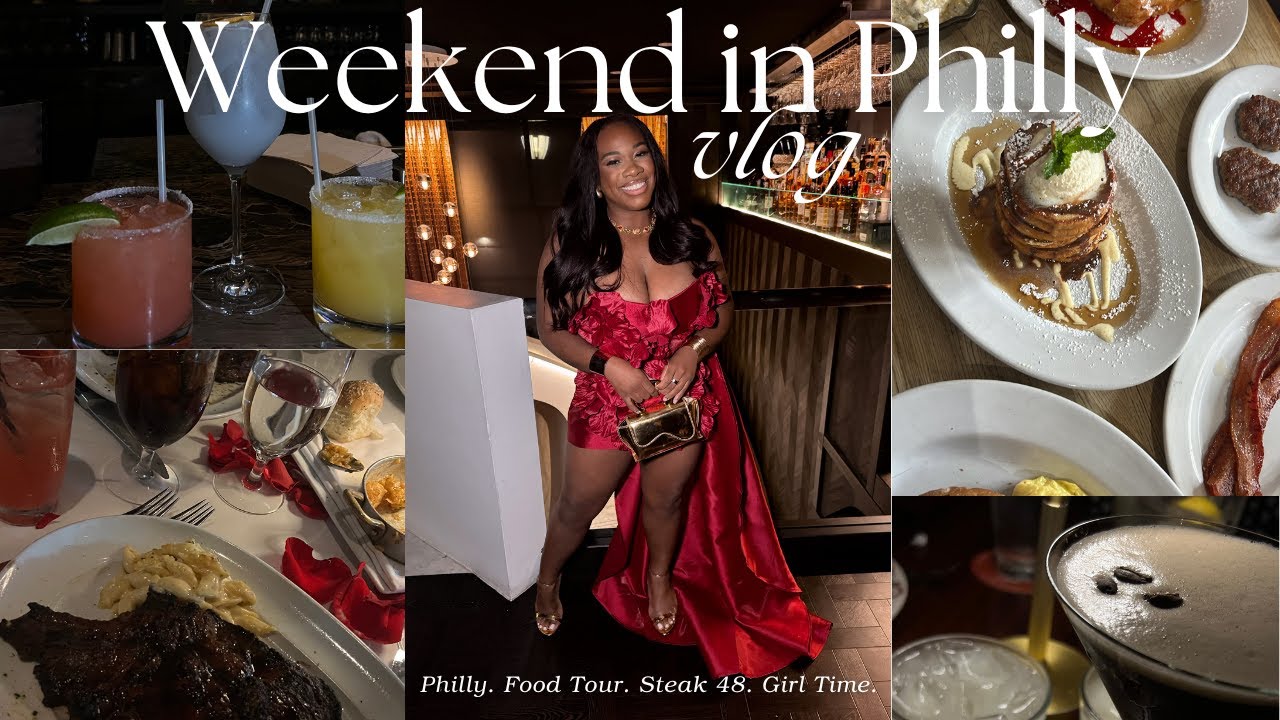 Spend the Weekend in Philly With Me! Studying | Birthday | Food Tour | Steak 48 | Girl Time