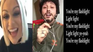 jessie J Flashlight and Brahim  Karaoke