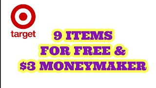 FREE & MONEYMAKERS AT TARGET!