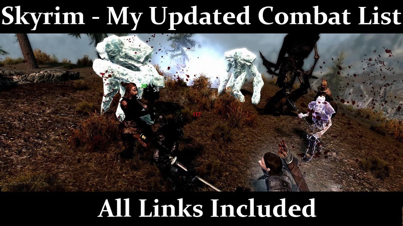 Skyrim Combat Mod Showing Mod Engarde Enairim Against Silent Moon Camp By Tudoru