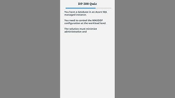 Do You Have the Skills Needed to Ace the Administering Azure SQL Solutions Exam? #DP300 #shorts