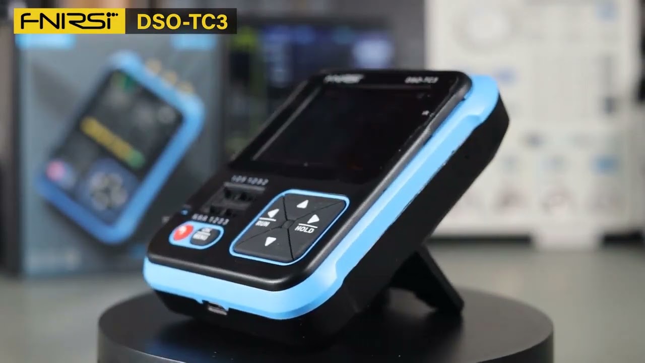 FNIRSI DSOTC3 2-in-1 Digital Oscilloscope & Transistor Tester