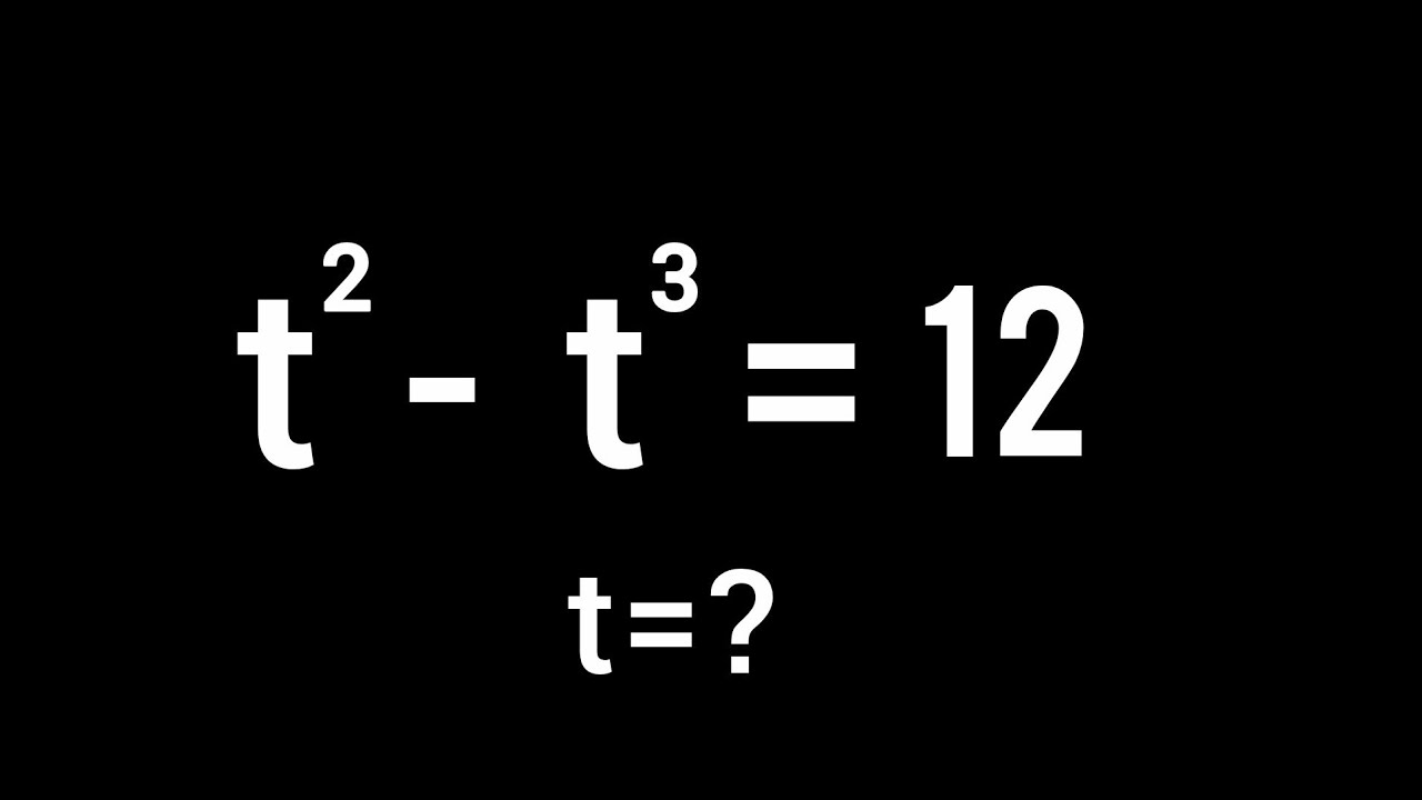 Find T Math Japanese | A Nice Olympiad Math Exponential Equation | Find t?? - YouTube