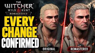 The Witcher 3 Remastered vs Original | Every Change Confirmed
