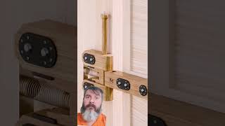 Heavy Duty Slide Door Auto Close Wooden Lock