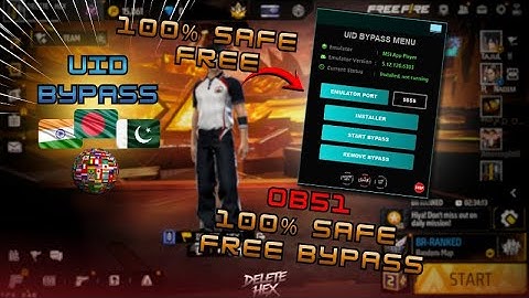 FREE UID EMULATOR BYPASS💻📲 | OB 51 UPDATE | FREE FIRE UID EMULATOR BYPASS | 100% ANTIBAN PC BYPASS✅