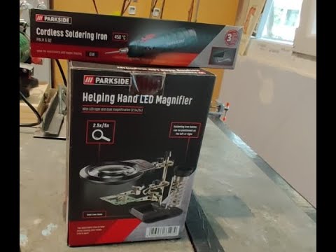 Cordless Soldering Iron PBLK 6 B2 and Helping Hand LED Magnifier from ...