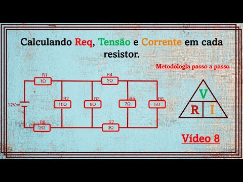 Vídeo: Como você encontra a corrente que passa por cada resistor?