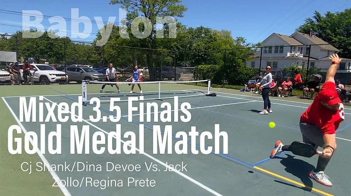 Pickleball Mixed 3.5 Finals Babylon Tournament CJ Shank Dina Devoe Jack Zollo Regina Prete