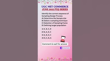 UGC NET COMMERCE PYQ June2025#ugcnet #ugc #ugcnetexam#ugcnetcommercepaper2 #commercestudents#netjrf