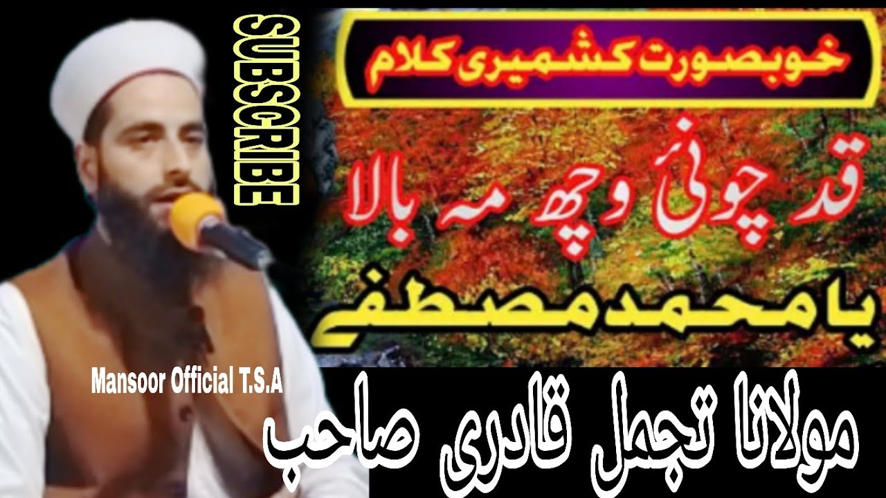 Qad Chonuy  Wuchh Mea Baala || Kashmiri Naat  || Molana Tajamul Qadri Sahab || At Narbal Budgam ||