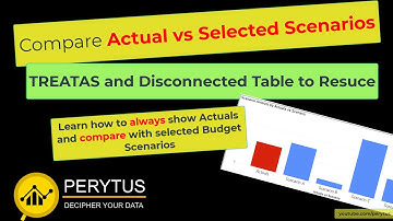 Learn how to always show actuals and compare against selected budget scenarios - Power BI