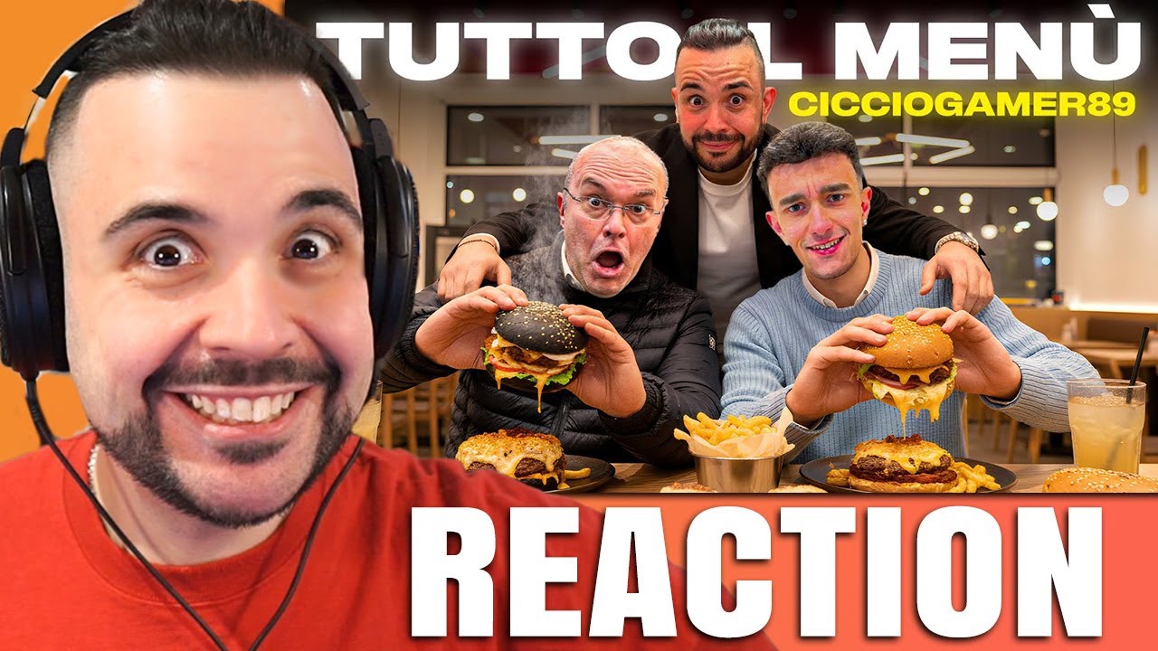 RIMOLDIGNO e Papà Rimo mangiano tutto il Menù della mia Hamburgeria!