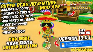 Super Bear Adventure Mod Apk New 2026 V13.0.1 - Unlimited Money & Unlock All Skin screenshot 2
