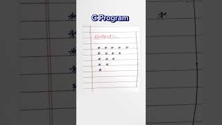 Star Printing Program in C | Print Star Pattern in C Language | C Tutorial for Beginners