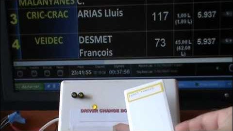 Pc Lap Counter and Phidget RFID to change driver