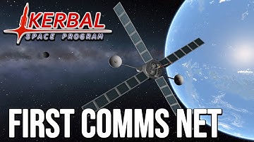 First Relay Comms Network - KSP Career Mode Let
