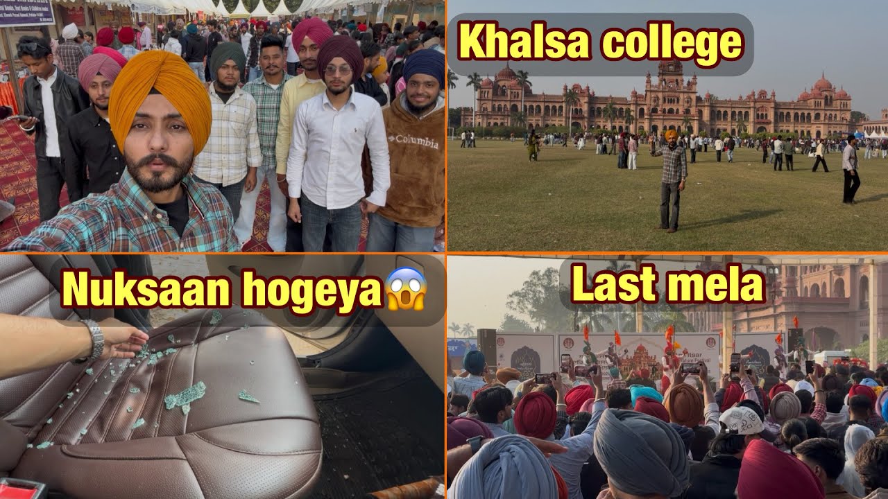 Amritsar Khalsa College Book Fair📚||Last day|| Nuksaan hogeya 😱|| Bhinder Vlogs ||