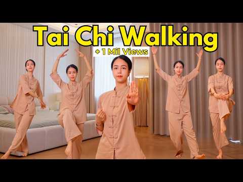 20-Min Tai Chi Walking Workout At Home🔥 Burn Belly Fat & Lose Weight After 45