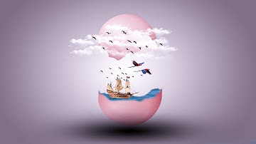 Cracking Egg Photo Manipulation Photoshop Tutorial