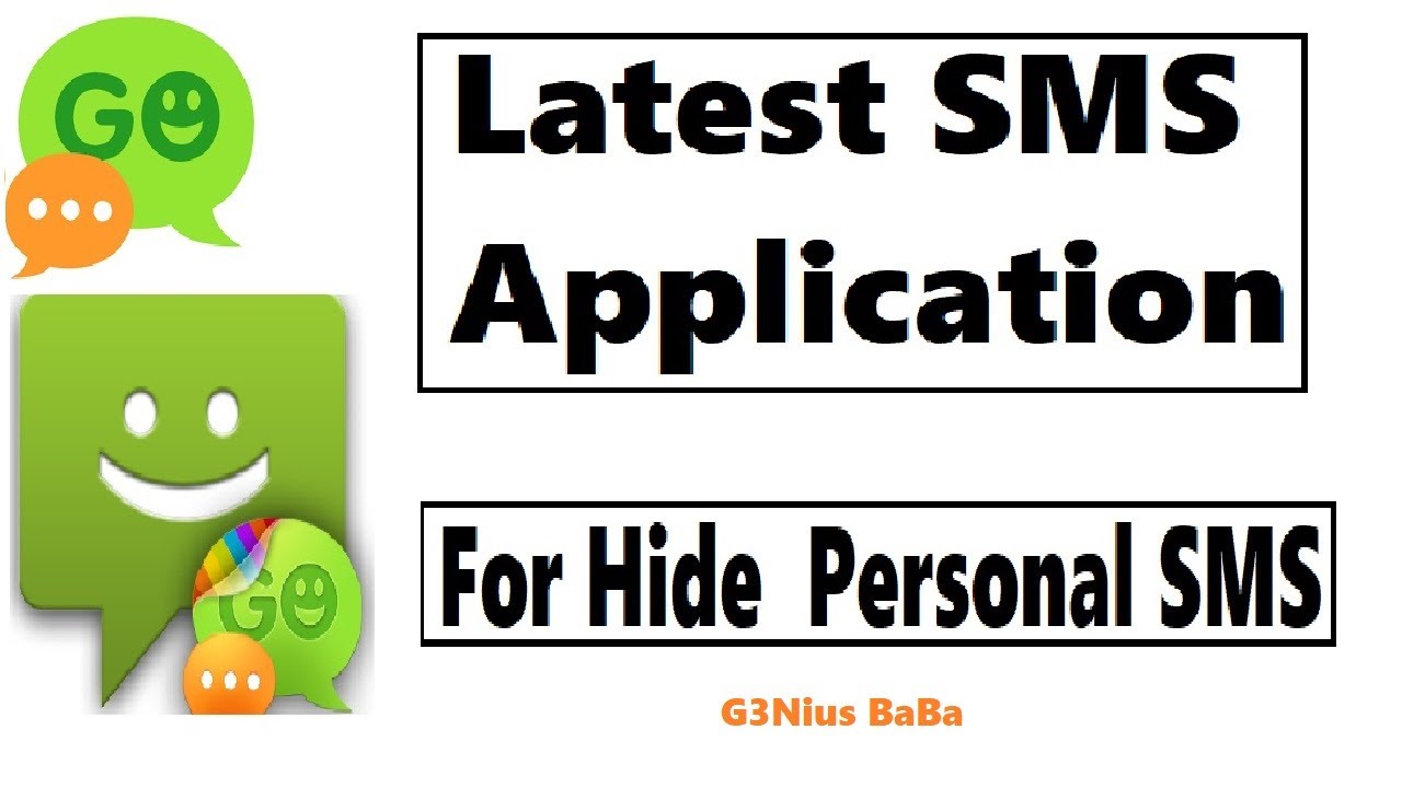 Latest sms Application for Hide personal Messages in hindi urdu  // GO SMS Pro latest version