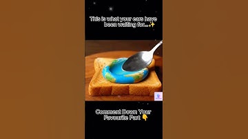 ASMR Cosmic Breakfast: Spreading Planets on Toast! 🌍☀️ 🧈(AI Art Animation) #shorts #asmr