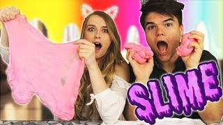 MAKING SLIME FOR THE FIRST TIME! W/Jelly