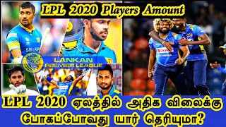 LPL Srilanka 2020 | Auction & Players Amount Details | Lankan Premier League 2020 | Veddi Talks