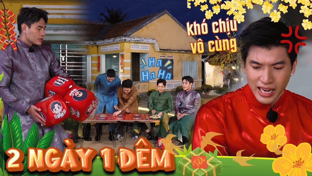 2 Ngày 1 Đêm Mùa TẾT: Cười xĩu với màn LẮC BẦU CUA của dàn cast, HIEUTHUHAI phát quạo