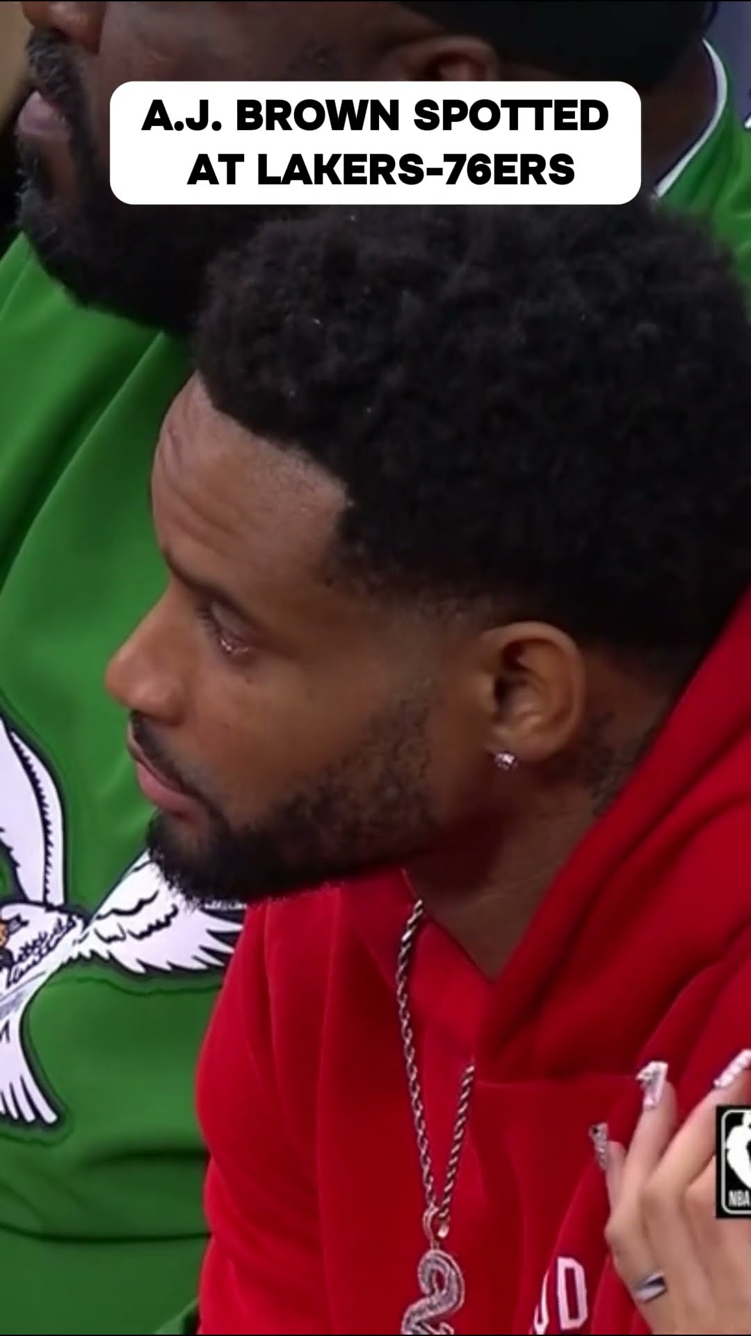 You think A.J. Brown brought his book? ?