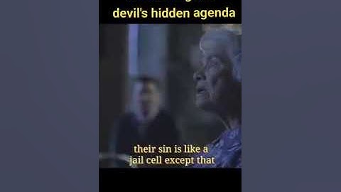 Sometimes the devil allows people to live a life free of trouble