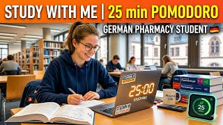 25 Min Pomodoro | Real Pharmacy Student Study Session 📚