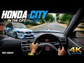 DRIVING 2002 Honda city in the city |ASMR POV DRIVING |Pov Drive |Cars Man By Romeo Roseman|