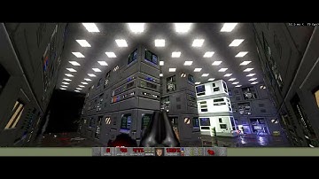 VKDoom E1M2 #raytracing #doom #vkdoom