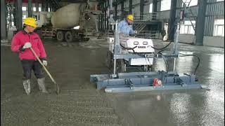 🚧 Four-Wheel Laser Screed | Precision Concrete Leveling Made Easy 🚧