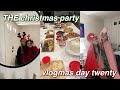 VLOGMAS DAY 20 | THE christmas party vlog